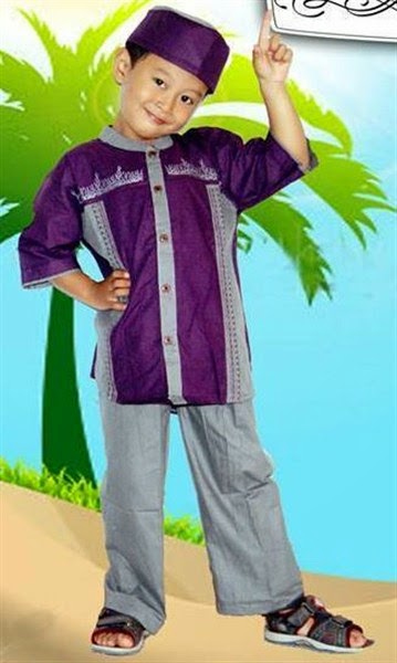 baju koko anak lengan pendek
