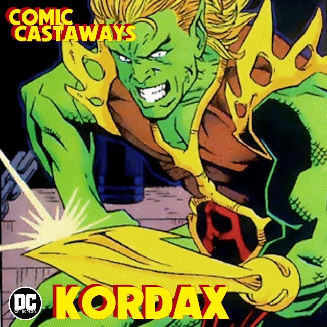 Comic art of Kordax from DC Comics