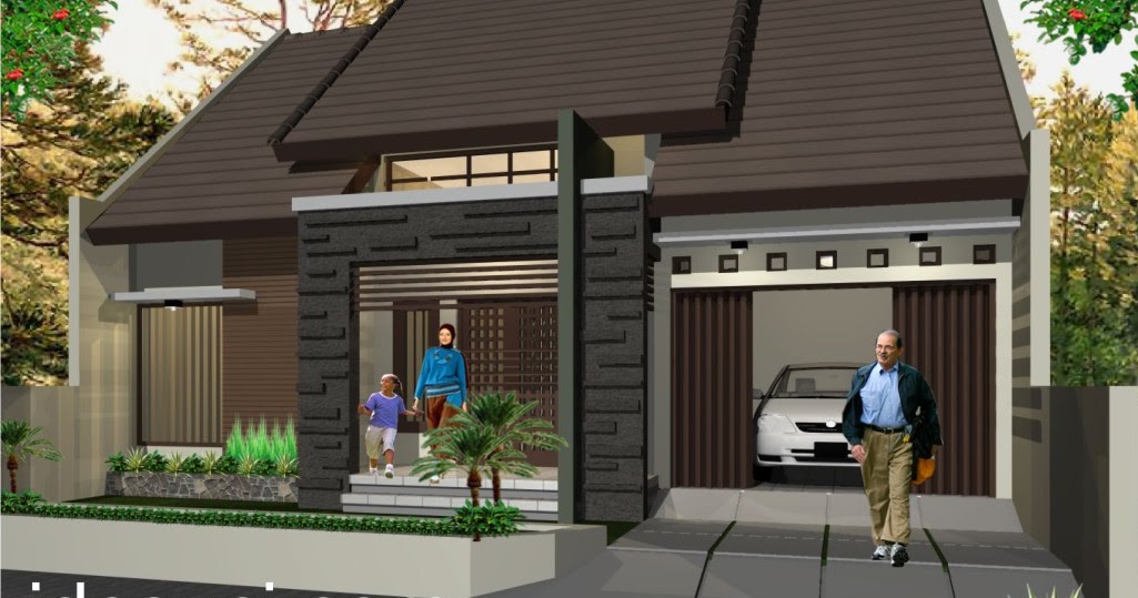 Desain Rumah Tropis Etnik - Contoh O