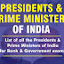 List of All Presidents and Prime Ministers of India in PDF