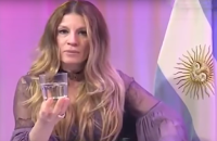 Gisela Barreto y el vaso del sexo anal