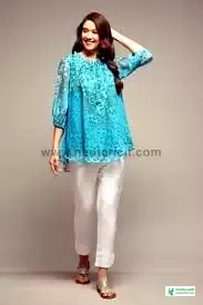 Short Kurti Designs - Girls Kurti Designs 2023 - Kurti Collection Images - Ladies Kurti Designs - stylish kurti design - NeotericIT.com - Image no 17