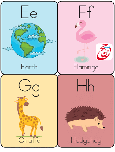 alphabet flashcards