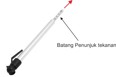 tekanan angin ban jenis pensil pulpen