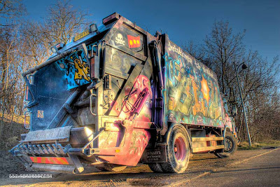 Graffiti Garbage Art Truck