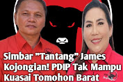 Simbar "Tantang" James E Kojongian! PDIP Tak Mampu Kuasai Tomohon Barat