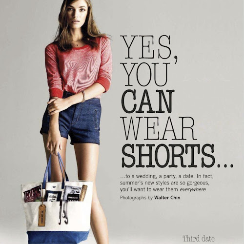 Yes, you can wear shorts...