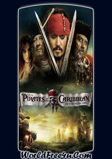 Poster Of Pirates of the Caribbean 4 (2011) Full Movie Hindi Dubbed Free Download Watch Online At worldfree4u.com