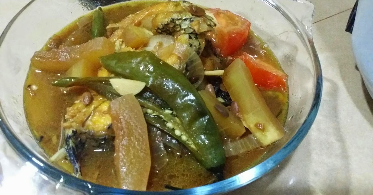 ZULFAZA LOVES COOKING: Ikan masak taucu dengan sayur kulit 