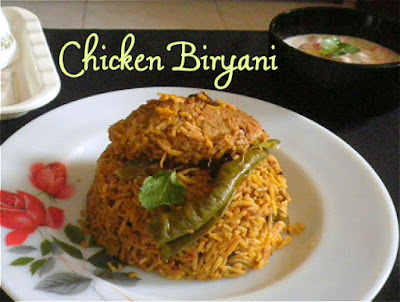 Chicken Biryani Recipe @ http://treatntrick.blogspot.com