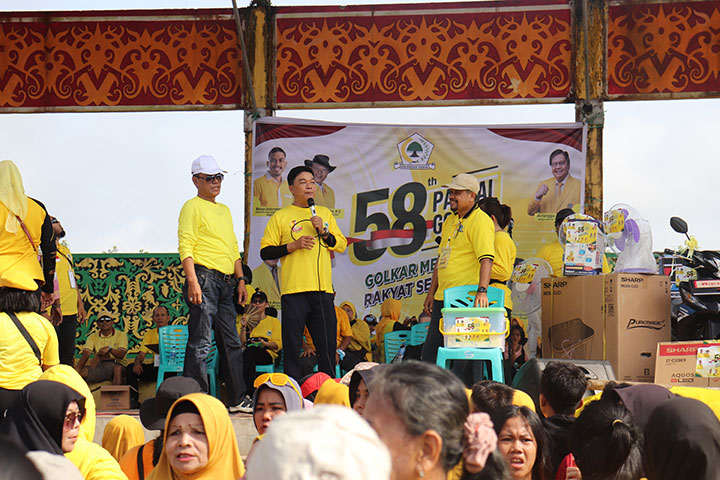 Ulang Tahun Partai Golkar ke-58 di Sanggau