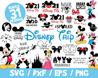 Disney Trip 2021 SVG Bundle, Disney Trip Vector, Disney SVG, Mickey Cricut Silhouette, Mickey Fireworks, The One Where We Go To Disney