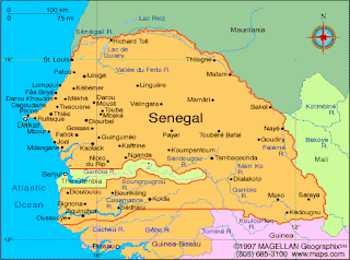 senegal map