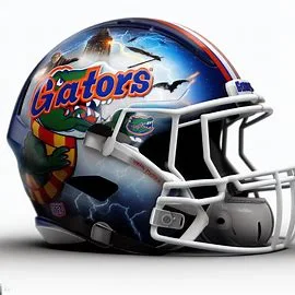 Florida Gators Harry Potter Concept Football Helmet