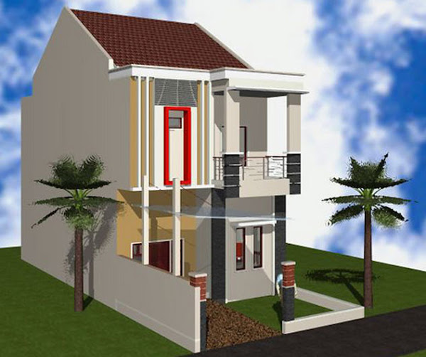 Desain Pilihan Cat Rumah Minimalis 2 Lantai