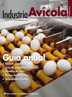 Industria Avicola. La revista de la avicultura latinoamericana - Agosto 2016 | ISSN 0019-7467 | TRUE PDF | Mensile | Professionisti | Tecnologia | Distribuzione | Pollame | Mangimi
Established in 1952, Industria Avìcola is the premier Latin American industry publication serving commercial poultry interests.
Published in Spanish, Industria Avìcola is the region's only monthly poultry publication reaching an audience of 10,000+ poultry professionals in 40 countries.
Industria Avìcola founded and continues to administer the prestigious Latin American Poultry Hall of Fame.