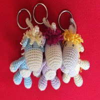 PATRON GRATIS LLAVERO UNICORNIO DE CROCHET