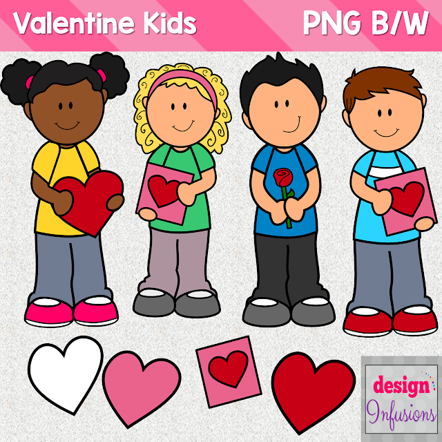 https://www.teacherspayteachers.com/Product/Valentine-Kids-Clipart-2315515