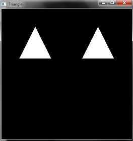 OpenGL code to make simple Triangles