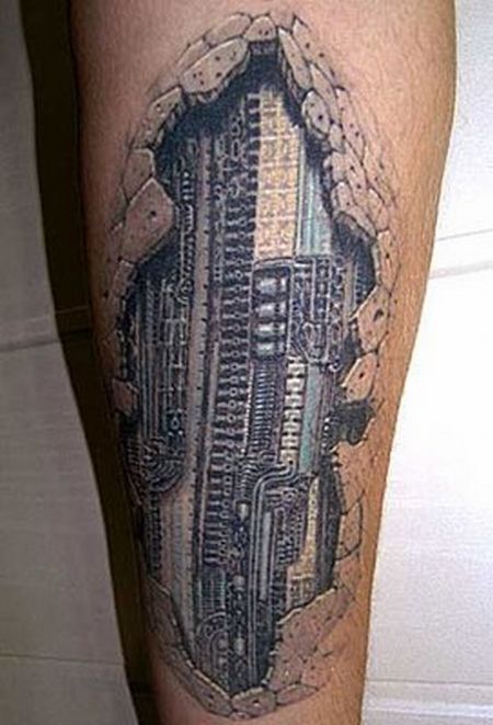 Shocking 3D Tattoo Designs For 2011