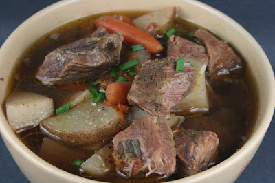 Spiced with Cinnamon and Garlic, Azorean Beef Stew is easy to make and is a family friendly beef stew recipe.