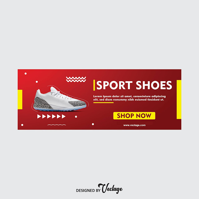 shoe banner design free download,