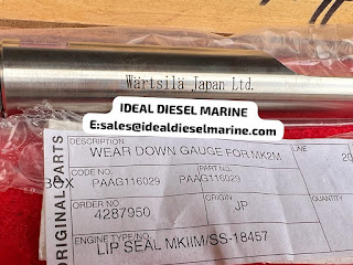 Wartsila Japan WEAR DOWN GAUGE FOR MK2M LEAP SEAL MKIIM/SS-18457 Code no PAAG116029 Part no PAAG116029 Line 30 Qty 1 Wärtsilà Japan Ltd. Pocker Gauge wartsila   All ship machinery tools, engine tools,ship engine parts,automation, ows parts , ship machinery filters and general supply