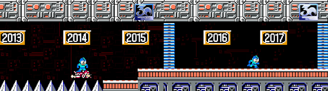 Mega Man 30th anniversary Rush Jet 2013 2014 2015 2016 2017 Wily's Castle