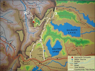 Rajmachi fort map