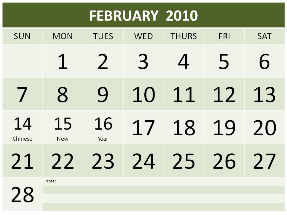 february 2010 calendar with holidays. Feb+2010+calendar+with+