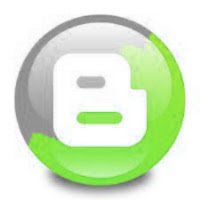 blogger green logo