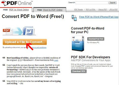 Cara Mengubah File PDF ke Word Secara Online