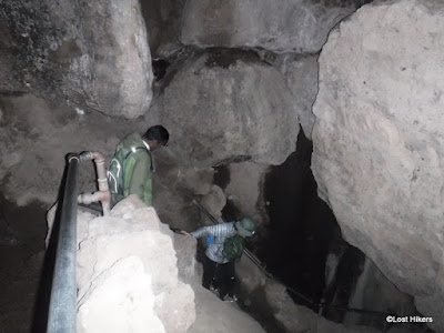 Bear Gulch Cave, low side, towards the stream