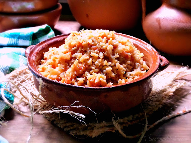 authentic mexican rice recipe - lacocinadeleslie.com 