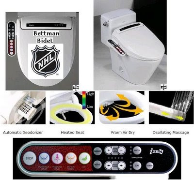 National Hockey League Headquarters: Gary Bettman Bidet