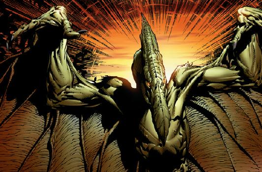 Sauron (Karl Lykos) - Marvel Villains penjahat super berwujud Pterodactyls / Pteranodon berkekuatan dapat menghisap energi lawan