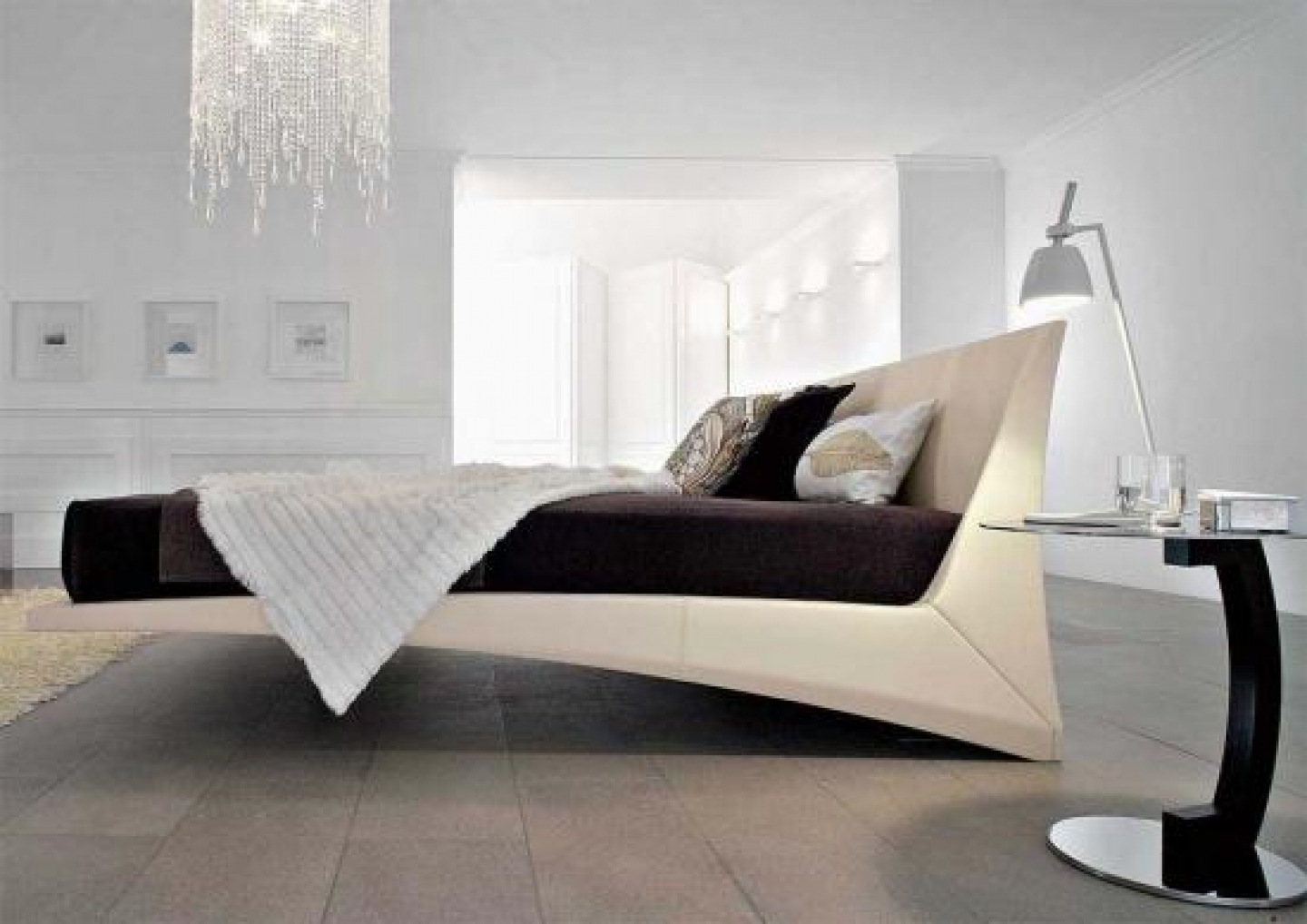 Floating Bed Bedroom Design