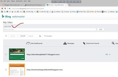 How To Submit blogspot site To Bing Webmaster Tools?