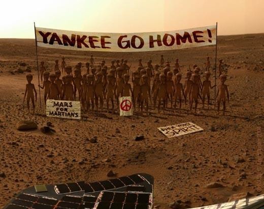 Spooky Footage Shows Possible Life On Mars Image