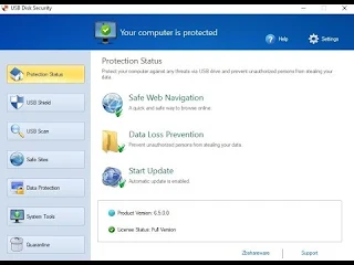 USB Disk Security 6 حمل مجانا نسخة جديدة ومحدثة لنظام التشغيل Windows.