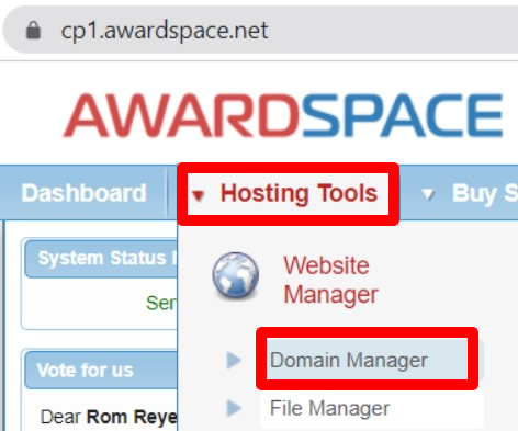 domain manager