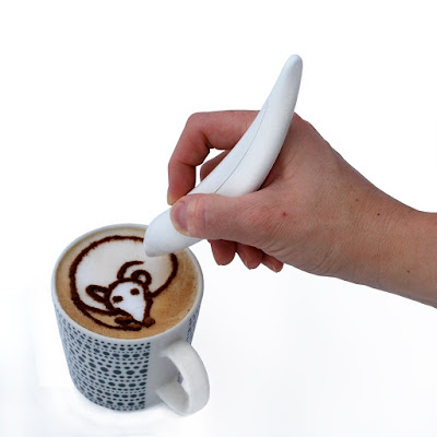 Cinnibird Spice Pen, Electrical Latte Art Pen Tool for Coffee Cappuccino Espresso