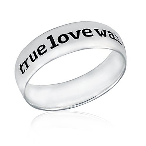 Promise Rings True Love Waits | White Gold Wedding Rings | Wedding ...