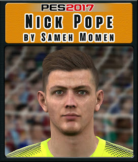 PES 2017 Faces Nick Pope by Sameh Momen