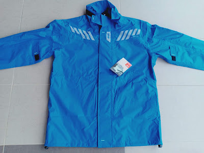 Review Baju Hujan Givi RRS04 Waterproof Garment Raincoat Rainsuit Blue Rider Tech