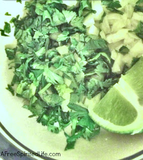 Albondigas Mexican Meatball Soup garnish Favorite Family Recipes