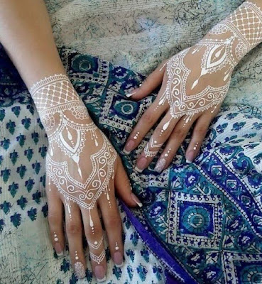 henna simple putih