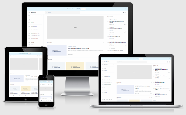 Median UI Premium Blogger Template