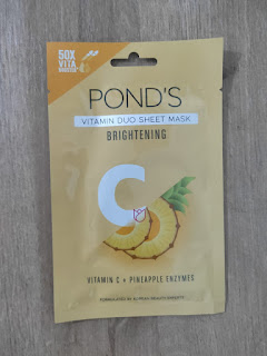 Ponds Vitamin Duo Sheet Mask Brightening