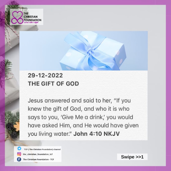 THE GIFT OF GOD | TCF DEVOTIONAL